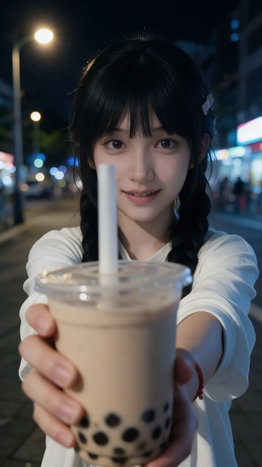 递奶茶