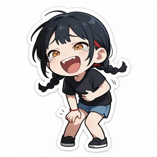 大笑